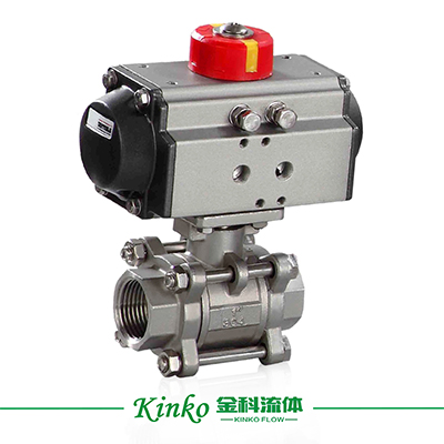 Pneumatic 3PC Ball Valve